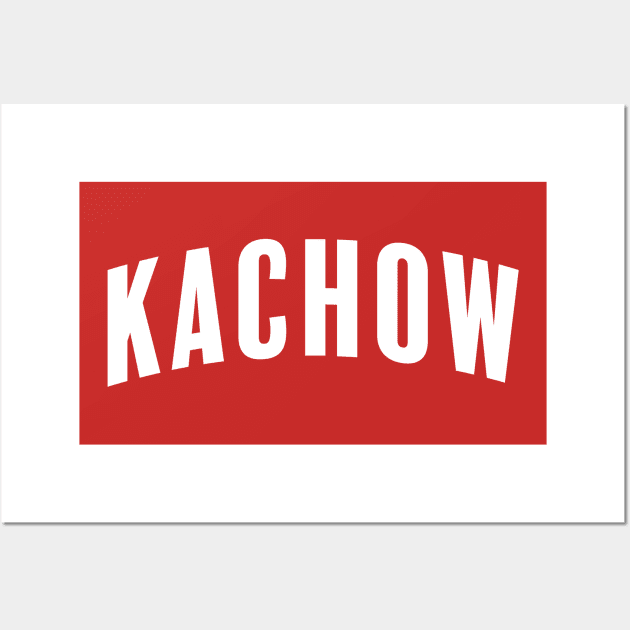 Kachow v2 Wall Art by Geek Tees